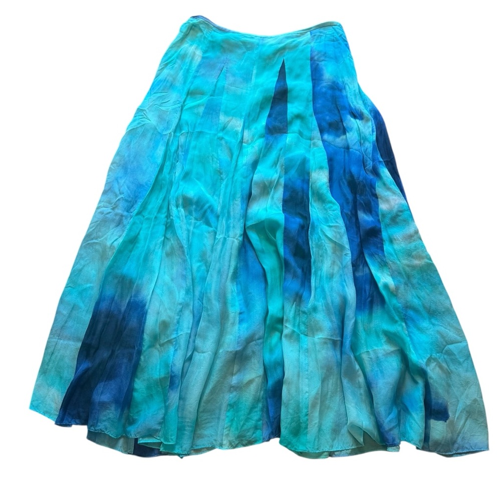 Anne Klein Blue A-Line Skirt